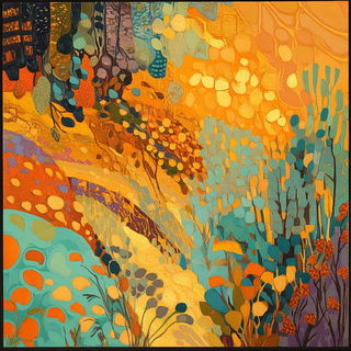 Parallax Folia style, Midjourney V6.1: creative pattern composition