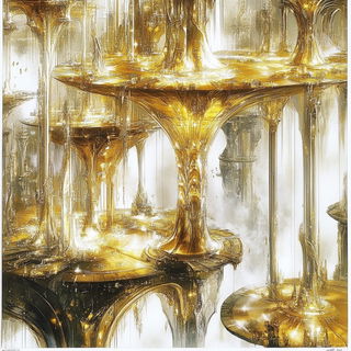 Chromaframe style, Midjourney V6.1: megacity with futuristic bioarchitecture