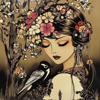 Whiteframe Sublimation style, Midjourney V6.1: traditional folk art