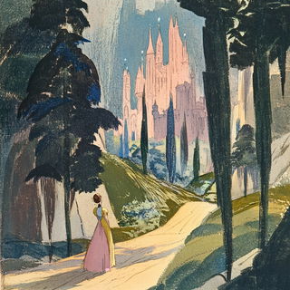 Lanternglyphic style, Midjourney V6.1: retro fairy-tale illustration