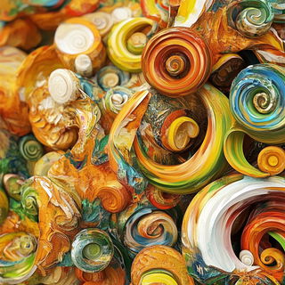 Portalchrome style, Midjourney V6.1: abstract 3D render