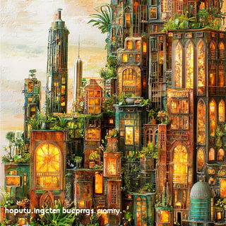 Portalchrome style, Midjourney V6.1: megacity with futuristic bioarchitecture