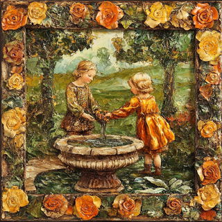 Portalchrome style, Midjourney V6.1: classical 18th-century oil painting
