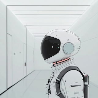 Gridwork Zellige style, Midjourney V6.1: cinematic shot from sci-fi movie