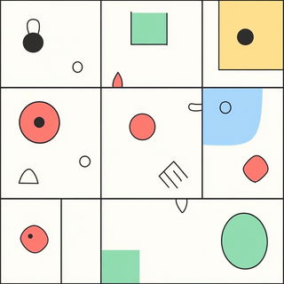 Gridwork Zellige style, Midjourney V6.1: creative pattern composition