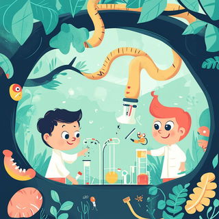 Nacreous Underworld style, Midjourney V6.1: editorial illustration for popular scientific magazine cover