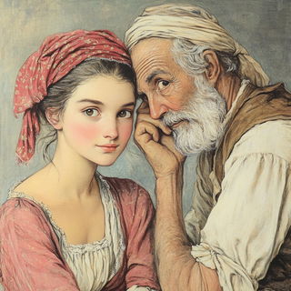 Inkastral style, Midjourney V6.1: classical 18th-century oil painting