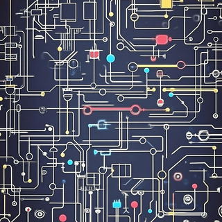 Inkastral style, Midjourney V6.1: technical infrastructure blueprint schematics