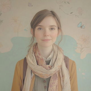 Swirlboard Lettering style, Midjourney V6.1: photographic portrait of female protagonist