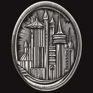Cranefold style, Midjourney V6.1: bold minimalist logo design for Istanbul city municipal services