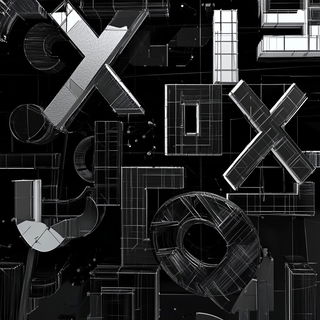 Carmine Oxide Front style, Midjourney V6.1: typographic composition with large letters
