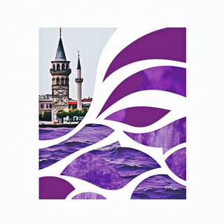 Ringward style, Midjourney V6.1: bold minimalist logo design for Istanbul city municipal services