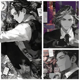 Ringward style, Midjourney V6.1: black-and-white manga comic strip