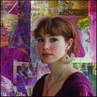 Ringward style, Midjourney V6.1: photographic portrait of female protagonist