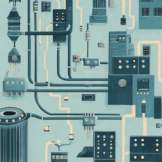 Pulsar Impasto style, Midjourney V6.1: technical infrastructure blueprint schematics