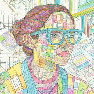 Bokehblazon style, Midjourney V6.1: editorial illustration for popular scientific magazine cover