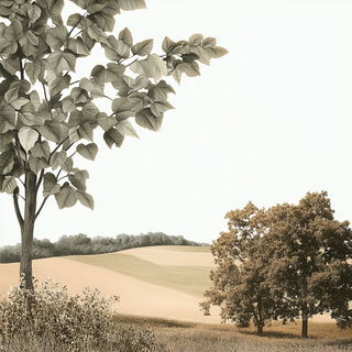 Volcanic Vastform style, Midjourney V6.1: realistic landscape photograph of quiet dawn
