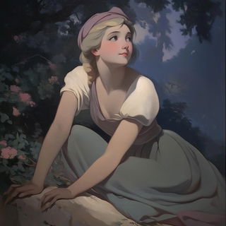 Canyonflash Iconography style, Midjourney V6.1: classical 18th-century oil painting