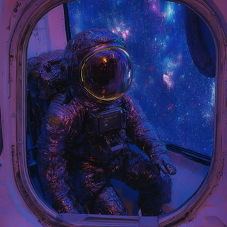 Hyperspatial Meander style, Midjourney V6.1: cinematic shot from sci-fi movie