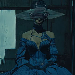 Medallion Baroque style, Midjourney V6.1: haute-couture fashion outfit