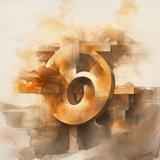 Aria Rubra style, Midjourney V6.1: typographic composition with large letters