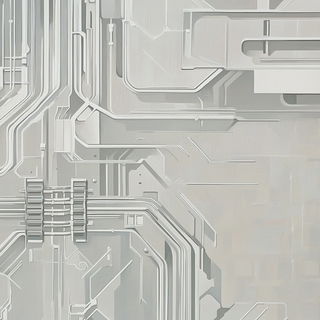 Brushbook Menagerie style, Midjourney V6.1: technical infrastructure blueprint schematics