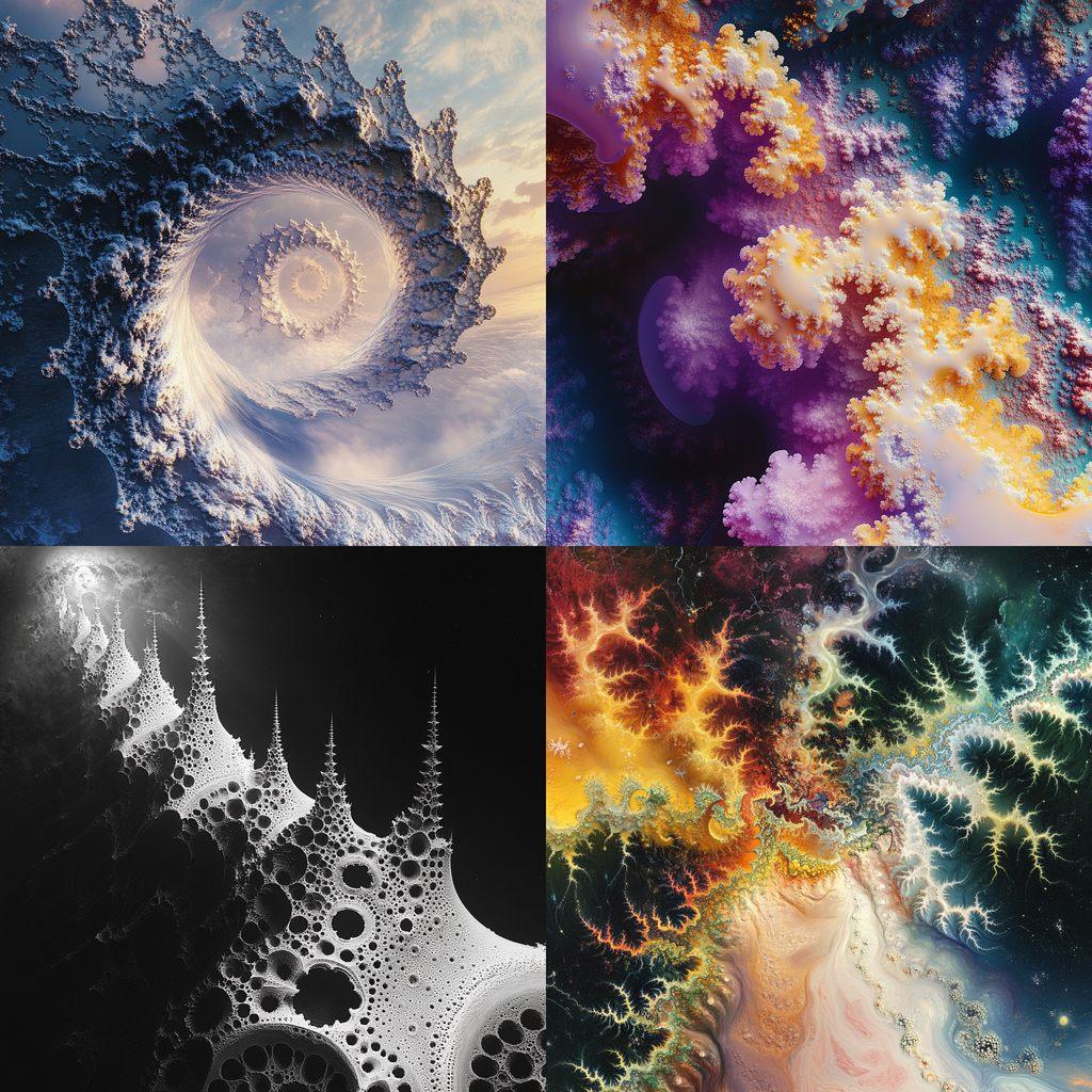 Benoit B. Mandelbrot style, Midjourney V6.1, render 1 of 4