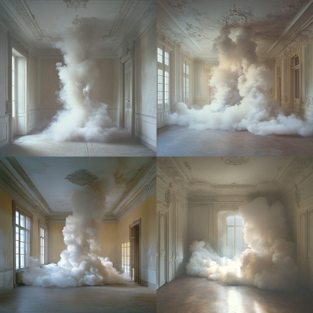 Berndnaut Smilde style, Midjourney V6.1, render 1 of 4