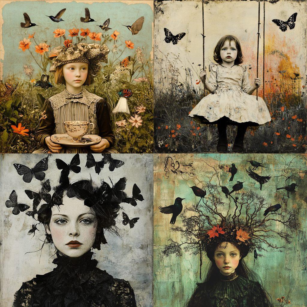 Beth Conklin style, Midjourney V6.1, render 1 of 4