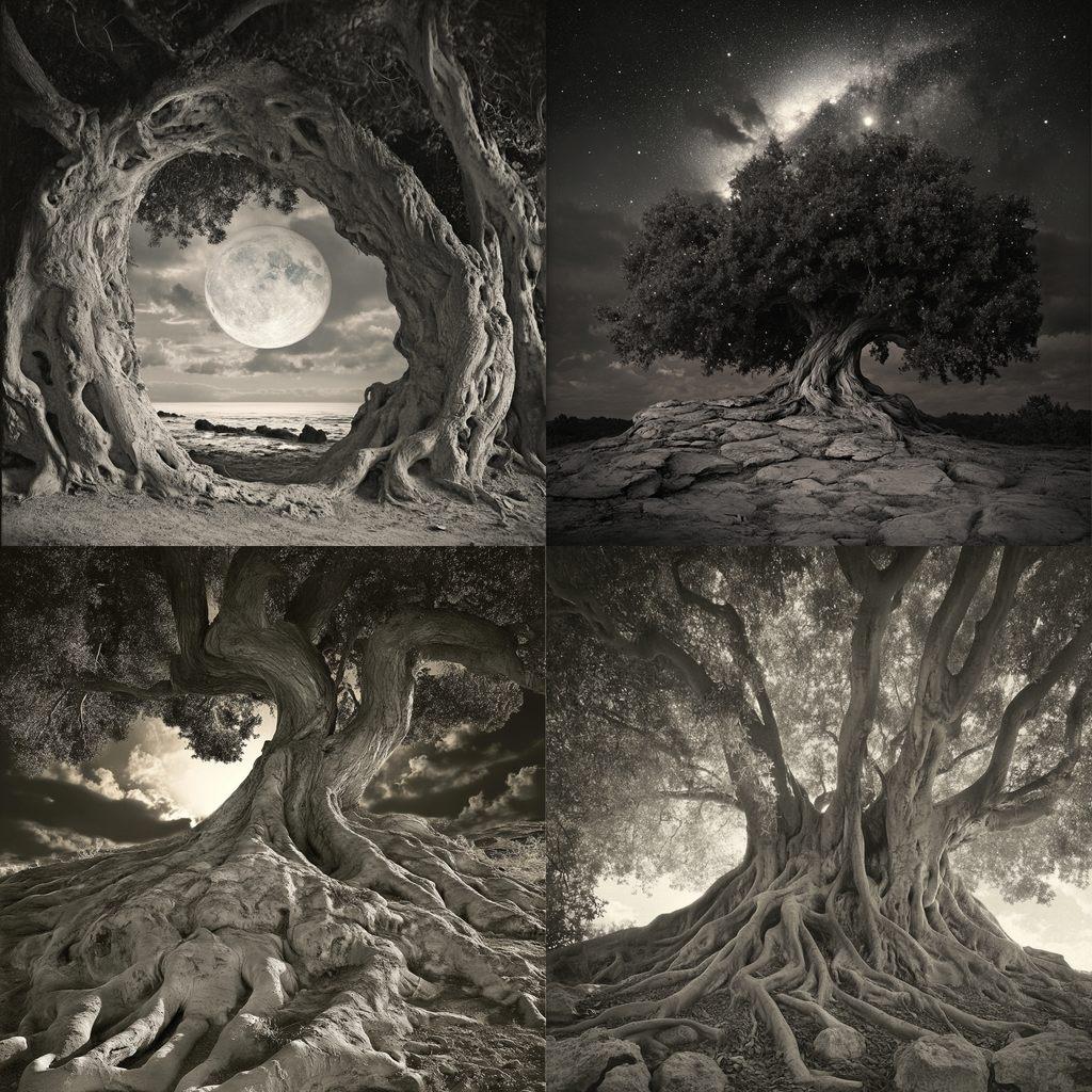 Beth Moon style, Midjourney V6.1, render 1 of 4