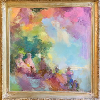 Auralis Glassworks style, Midjourney V6.1: classical 18th-century oil painting