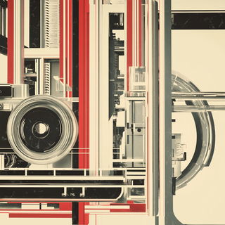 Raster Tapestry style, Midjourney V6.1: abstract 3D render