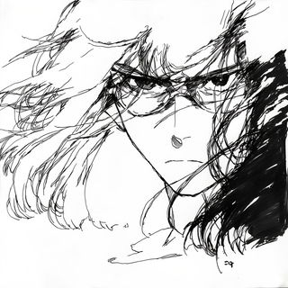 Coastomech style, Midjourney V6.1: black-and-white manga comic strip