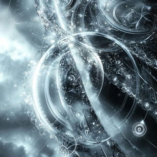 Waterglass Automata style, Midjourney V6.1: technical infrastructure blueprint schematics
