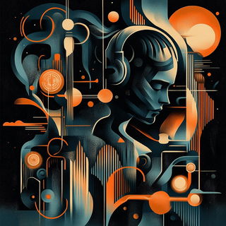 Pyrofolia Castellism style, Midjourney V6.1: editorial illustration for popular scientific magazine cover