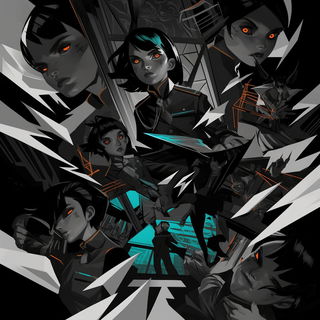 Pyrofolia Castellism style, Midjourney V6.1: black-and-white manga comic strip