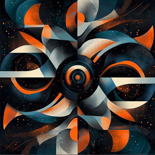 Pyrofolia Castellism style, Midjourney V6.1: creative pattern composition