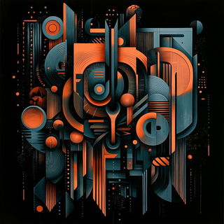 Pyrofolia Castellism style, Midjourney V6.1: typographic composition with large letters