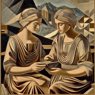 Titanium Rift Opera style, Midjourney V6.1: classical 18th-century oil painting
