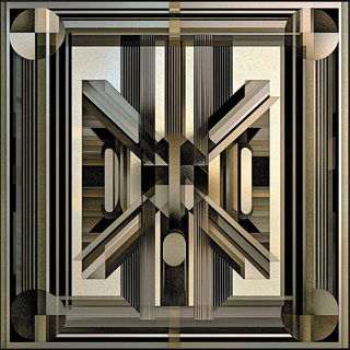 Titanium Rift Opera style, Midjourney V6.1: typographic composition with large letters