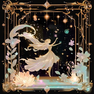 Scribblebound style, Midjourney V6.1: retro fairy-tale illustration