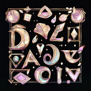 Scribblebound style, Midjourney V6.1: typographic composition with large letters