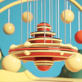Inkstep Bluegrass style, Midjourney V6.1: abstract 3D render