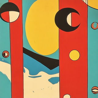 Inkstep Bluegrass style, Midjourney V6.1: creative pattern composition