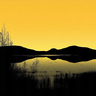 Agariconstruct style, Midjourney V6.1: realistic landscape photograph of quiet dawn