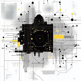 Agariconstruct style, Midjourney V6.1: technical infrastructure blueprint schematics