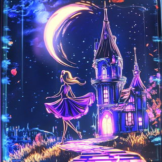 Threadwound Visages style, Midjourney V6.1: retro fairy-tale illustration