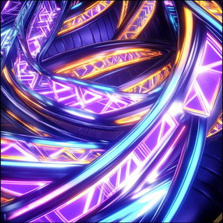 Threadwound Visages style, Midjourney V6.1: creative pattern composition