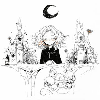 Turquoisenamel style, Midjourney V6.1: black-and-white manga comic strip
