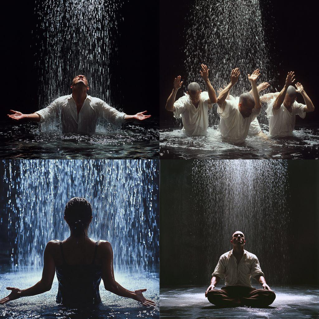 Bill Viola style, Midjourney V6.1, render 1 of 4